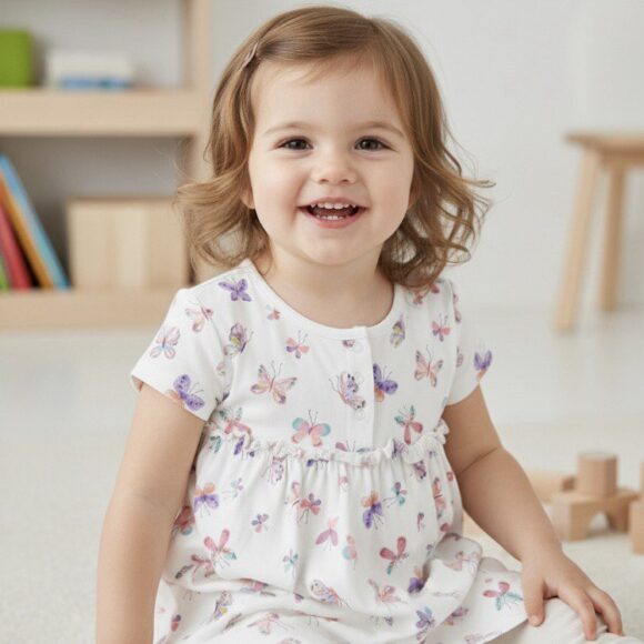Baby Top Singapore | Butterfly Garden 花园婴儿上衣