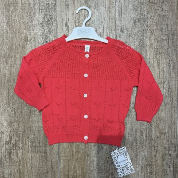 French Rose Pink Cotton Cardigan – Kids Knitwear Singapore