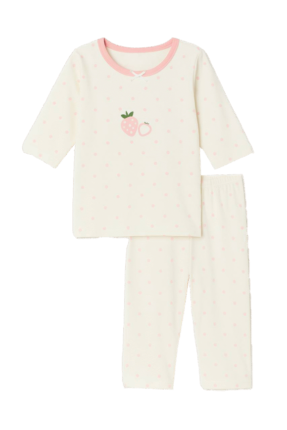 Pink strawberry PJs (big)