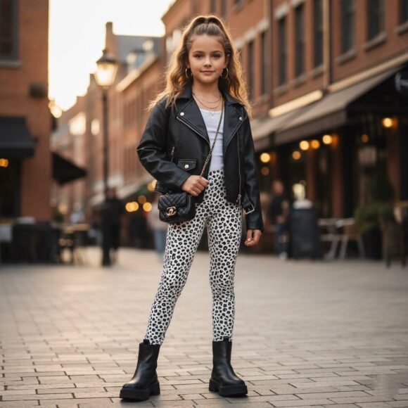 Kids Leggings Singapore Mini Leopard 小豹纹打底裤