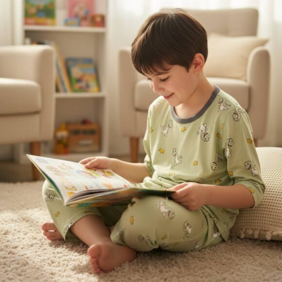 This boys dinosaur pajama set Singapore edition is perfect for families looking for a safe, breathable, and fun sleepwear choice. With its wormwood cotton blend, antibacterial properties, and playful dinosaur prints, it is designed to meet the needs of both kids and parents in Singapore.
