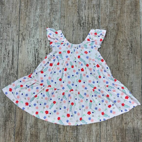 Girls Floral Cotton Dress Singapore