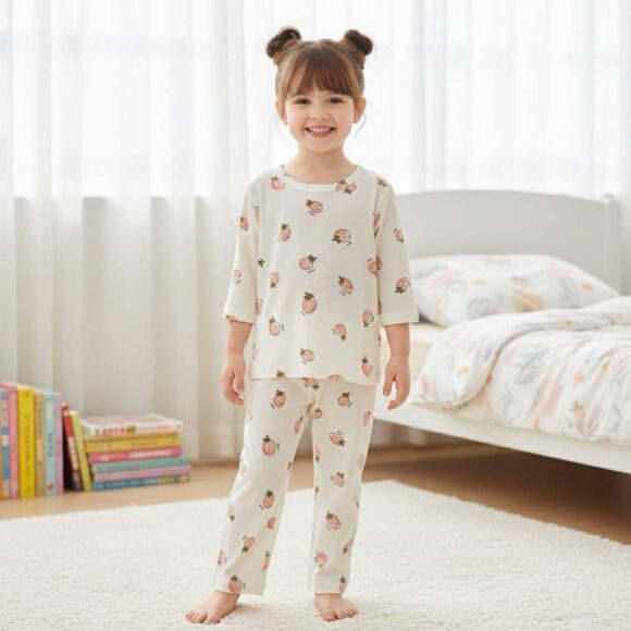 Girls Pajamas Singapore - Peach Blossom Dream