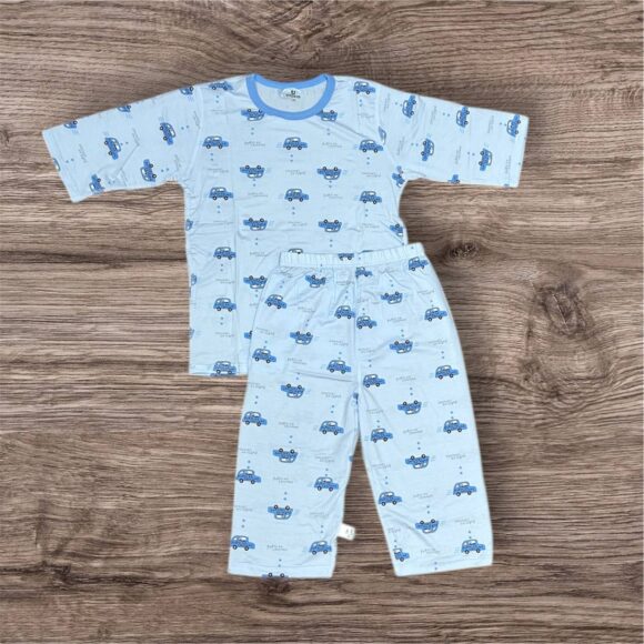 Blue Rider boys pajamas set – cotton sleepwear for kids in Singapore